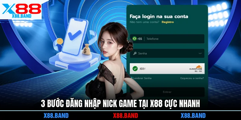 3 bước đăng nhập nick game tại X88 cực nhanh