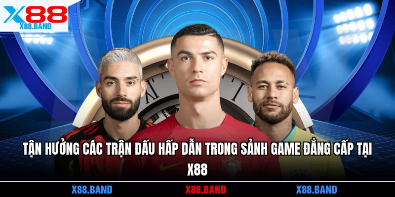 Tận hưởng các trận đấu hấp dẫn trong sảnh game đẳng cấp tại X88